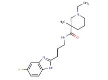 1-ethyl-N-[3-(5-fluoro-1H-benzimidazol-2-yl)propyl]-3-methyl-3-piperidinecarboxamide