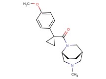 (1S*,5R*)-6-{[1-(4-methoxyphenyl)cyclopropyl]carbonyl}-3-methyl-3,6-diazabicyclo[3.2.2]nonane