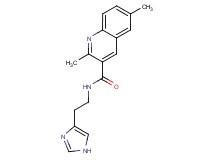 N-[2-(1H-imidazol-4-yl)ethyl]-2,6-dimethylquinoline-3-carboxamide