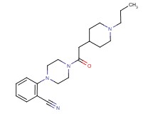 2-{4-[(1-propyl-4-piperidinyl)acetyl]-1-piperazinyl}benzonitrile