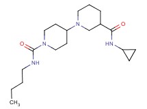 N~1~'-butyl-N~3~-cyclopropyl-1,4'-bipiperidine-1',3-dicarboxamide