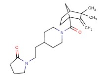 1-(2-{1-[(3,3-dimethyl-2-methylenebicyclo[2.2.1]hept-1-yl)carbonyl]-4-piperidinyl}ethyl)-2-pyrrolidinone