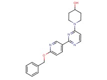 1-{2-[6-(benzyloxy)pyridin-3-yl]pyrimidin-4-yl}piperidin-4-ol