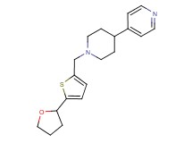 4-(1-{[5-(tetrahydrofuran-2-yl)-2-thienyl]methyl}piperidin-4-yl)pyridine