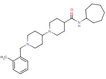 N-cycloheptyl-1'-(2-methylbenzyl)-1,4'-bipiperidine-4-carboxamide