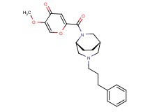 5-methoxy-2-{[(1S*,5R*)-3-(3-phenylpropyl)-3,6-diazabicyclo[3.2.2]non-6-yl]carbonyl}-4H-pyran-4-one