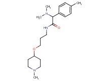 2-(dimethylamino)-2-(4-methylphenyl)-N-{3-[(1-methyl-4-piperidinyl)oxy]propyl}acetamide