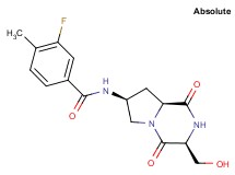 3-fluoro-N-[(3S,7S,8aS)-3-(hydroxymethyl)-1,4-dioxooctahydropyrrolo[1,2-a]pyrazin-7-yl]-4-methylbenzamide