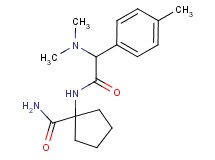 1-{[(dimethylamino)(4-methylphenyl)acetyl]amino}cyclopentanecarboxamide
