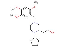 2-[1-cyclopentyl-4-(2,4,5-trimethoxybenzyl)-2-piperazinyl]ethanol