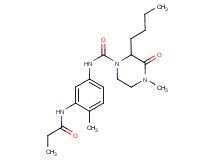2-butyl-4-methyl-N-[4-methyl-3-(propionylamino)phenyl]-3-oxopiperazine-1-carboxamide