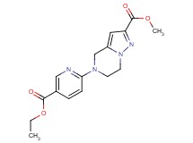 methyl 5-[5-(ethoxycarbonyl)pyridin-2-yl]-4,5,6,7-tetrahydropyrazolo[1,5-a]pyrazine-2-carboxylate