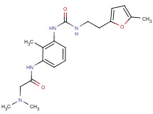 N~2~,N~2~-dimethyl-N~1~-{2-methyl-3-[({[2-(5-methyl-2-furyl)ethyl]amino}carbonyl)amino]phenyl}glycinamide