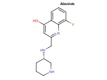 8-fluoro-2-{[(3S)-3-piperidinylamino]methyl}-4-quinolinol dihydrochloride