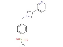3-{1-[4-(methylsulfonyl)benzyl]-3-azetidinyl}pyridine