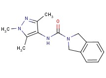 N-(1,3,5-trimethyl-1H-pyrazol-4-yl)-1,3-dihydro-2H-isoindole-2-carboxamide