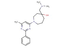 4-[(dimethylamino)methyl]-1-(6-methyl-2-phenyl-4-pyrimidinyl)-4-azepanol