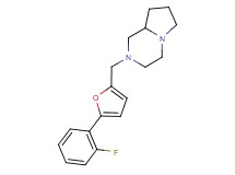 2-{[5-(2-fluorophenyl)-2-furyl]methyl}octahydropyrrolo[1,2-a]pyrazine