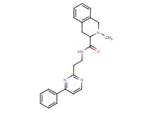 2-methyl-N-[2-(4-phenyl-2-pyrimidinyl)ethyl]-1,2,3,4-tetrahydro-3-isoquinolinecarboxamide