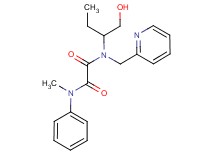 N-[1-(hydroxymethyl)propyl]-N'-methyl-N'-phenyl-N-(pyridin-2-ylmethyl)ethanediamide
