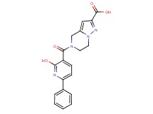 5-[(2-hydroxy-6-phenyl-3-pyridinyl)carbonyl]-4,5,6,7-tetrahydropyrazolo[1,5-a]pyrazine-2-carboxylic acid