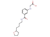{[3-({[4-(tetrahydrofuran-2-yl)butyl]amino}carbonyl)phenyl]amino}acetic acid