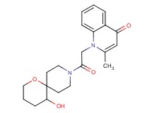 1-[2-(5-hydroxy-1-oxa-9-azaspiro[5.5]undec-9-yl)-2-oxoethyl]-2-methylquinolin-4(1H)-one