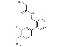 N-[(3'-fluoro-4'-methoxybiphenyl-2-yl)methyl]propanamide