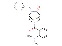 (1S*,5R*)-6-benzyl-3-[2-(dimethylamino)benzoyl]-3,6-diazabicyclo[3.2.2]nonan-7-one