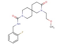 N-(2-fluorobenzyl)-2-(2-methoxyethyl)-3-oxo-2,9-diazaspiro[5.5]undecane-9-carboxamide
