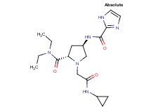 (4R)-1-[2-(cyclopropylamino)-2-oxoethyl]-N,N-diethyl-4-[(1H-imidazol-2-ylcarbonyl)amino]-L-prolinamide