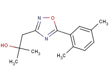 1-[5-(2,5-dimethylphenyl)-1,2,4-oxadiazol-3-yl]-2-methyl-2-propanol