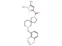 7-(2,3-dimethoxybenzyl)-2-[(1,5-dimethyl-1H-pyrazol-3-yl)carbonyl]-2,7-diazaspiro[4.5]decane