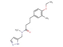 4-(4-ethoxy-3-methylphenyl)-N-methyl-N-(1H-pyrazol-5-ylmethyl)butanamide
