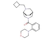 (1R*,5R*)-6-(cyclobutylmethyl)-3-(2-morpholin-4-ylbenzoyl)-3,6-diazabicyclo[3.2.2]nonane