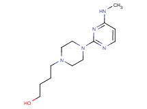 4-{4-[4-(methylamino)pyrimidin-2-yl]piperazin-1-yl}butan-1-ol