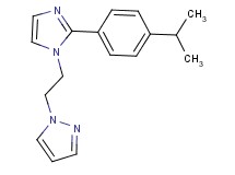 1-{2-[2-(4-isopropylphenyl)-1H-imidazol-1-yl]ethyl}-1H-pyrazole