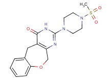 2-[4-(methylsulfonyl)piperazin-1-yl]-5,11-dihydro[1]benzoxepino[3,4-d]pyrimidin-4(3H)-one