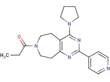 7-propionyl-2-pyridin-4-yl-4-pyrrolidin-1-yl-6,7,8,9-tetrahydro-5H-pyrimido[4,5-d]azepine