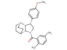 (3R*,3aR*,7aR*)-1-(2,5-dimethylbenzoyl)-3-(4-methoxyphenyl)octahydro-4,7-ethanopyrrolo[3,2-b]pyridine
