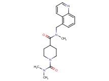 N~1~,N~1~,N~4~-trimethyl-N~4~-(5-quinolinylmethyl)-1,4-piperidinedicarboxamide
