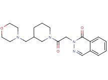 2-{2-[3-(4-morpholinylmethyl)-1-piperidinyl]-2-oxoethyl}-1(2H)-phthalazinone