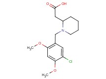 [1-(5-chloro-2,4-dimethoxybenzyl)piperidin-2-yl]acetic acid