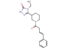 4-ethyl-5-{1-[(3E)-4-phenylbut-3-enoyl]piperidin-3-yl}-2,4-dihydro-3H-1,2,4-triazol-3-one