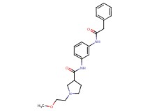 1-(2-methoxyethyl)-N-{3-[(phenylacetyl)amino]phenyl}pyrrolidine-3-carboxamide