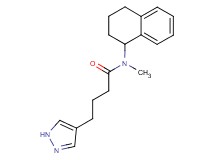 N-methyl-4-(1H-pyrazol-4-yl)-N-(1,2,3,4-tetrahydro-1-naphthalenyl)butanamide