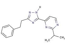 2-isopropyl-4-[3-(2-phenylethyl)-1H-1,2,4-triazol-5-yl]pyrimidine