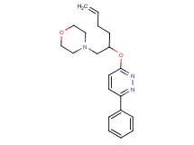 4-{2-[(6-phenylpyridazin-3-yl)oxy]hex-5-en-1-yl}morpholine