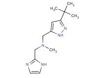1-(3-tert-butyl-1H-pyrazol-5-yl)-N-(1H-imidazol-2-ylmethyl)-N-methylmethanamine