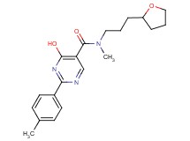 4-hydroxy-N-methyl-2-(4-methylphenyl)-N-[3-(tetrahydrofuran-2-yl)propyl]pyrimidine-5-carboxamide